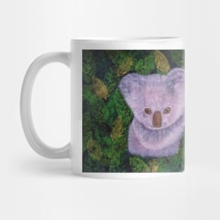 Baby Koala and Leaves Mug